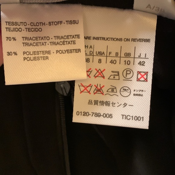 MAX MARA BLACK ASYMMETRICAL SKIRT - Picture 12 of 13